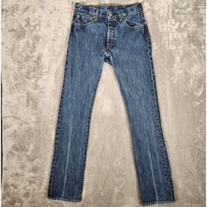 Levi's 501 Jeans Men's 31X33 (Tag 30X32) Button‎ Fly Blue
